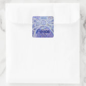 Peace Angel Inspirerend Word Art Decal Stickers (Tas)