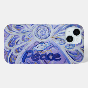 Peace Angel Word Art Aangepaste iPhone Case