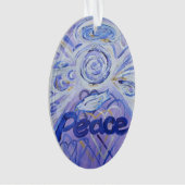Peace Angel Word Art Cadeau de vacances (devant)