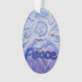 Peace Angel Word Art Cadeau de vacances (devant)