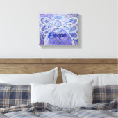 Peace Angel Word Art Peinture Toile Enveloppée (Insitu(Chambre))