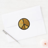 Peace Animal Pattern-sticker Ronde Sticker (Envelop)