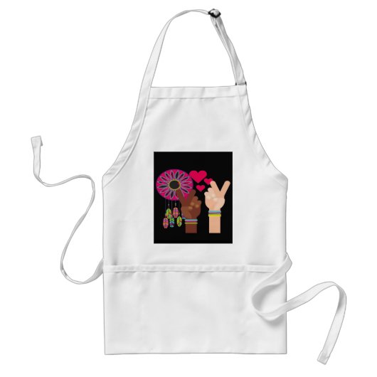 Peace Apron Standaard Schort (Voorkant)
