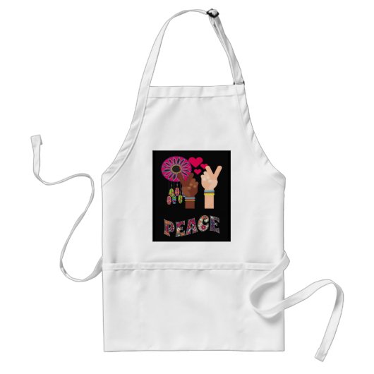 Peace Apron Standaard Schort (Voorkant)