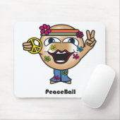 Peace Ball Mousepad Muismat (Met muis)