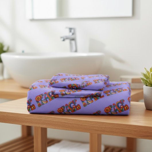 Peace Bath Handdoek Set