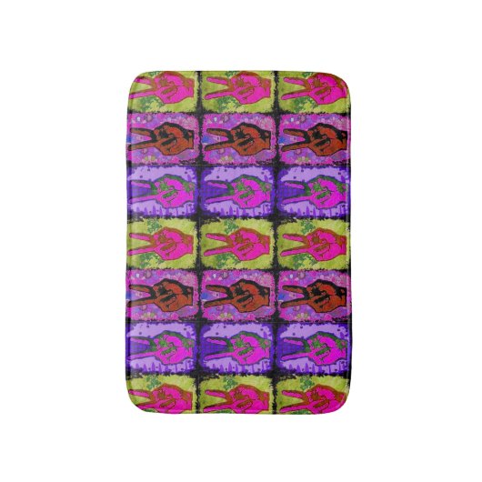 Peace Bath Mat (Voorkant Verticaal)