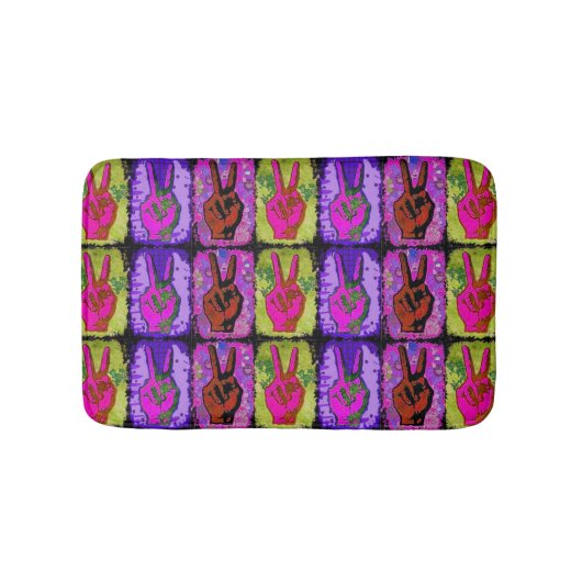 Peace Bath Mat (Voorkant)
