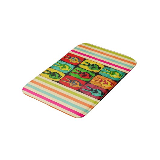 Peace Bath Mat (Gekanteld)