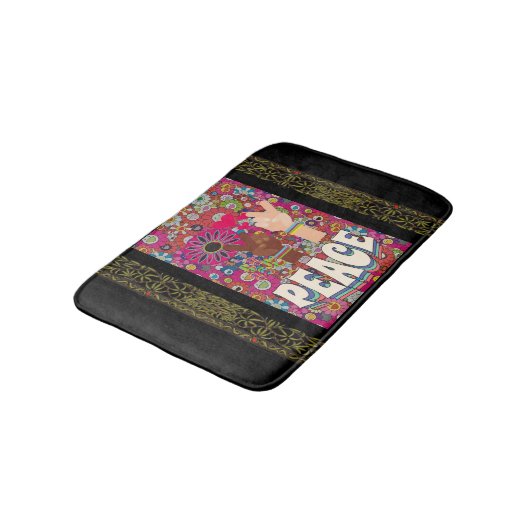 Peace Bath Mat (Gekanteld)