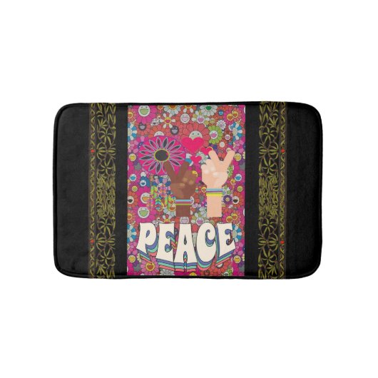 Peace Bath Mat (Voorkant)