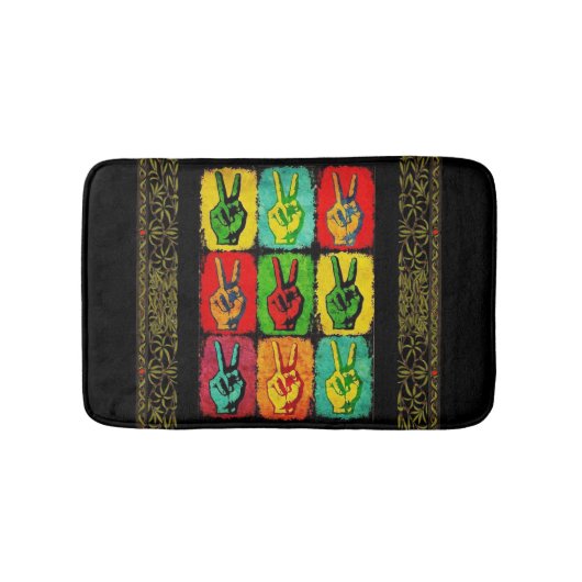 Peace Bath Mat (Voorkant)