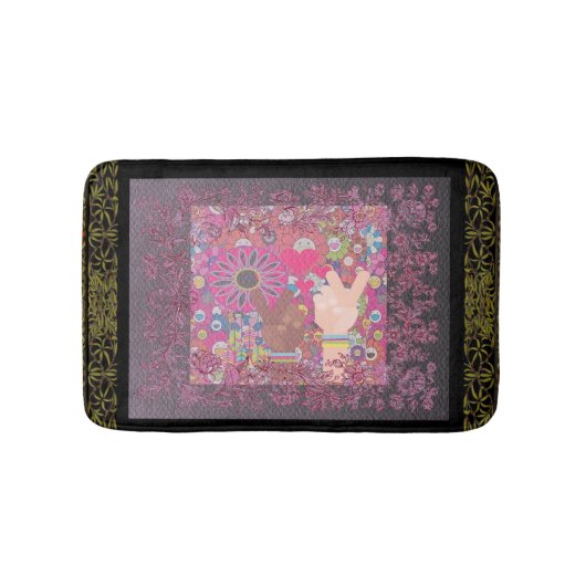 Peace Bath Mat (Voorkant)