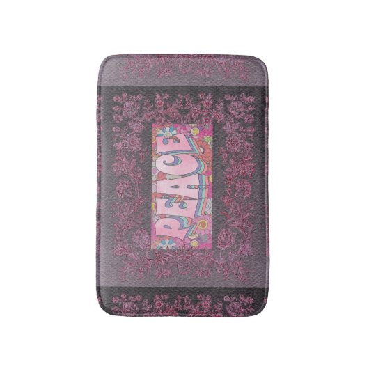 Peace Bath Mat (Voorkant Verticaal)