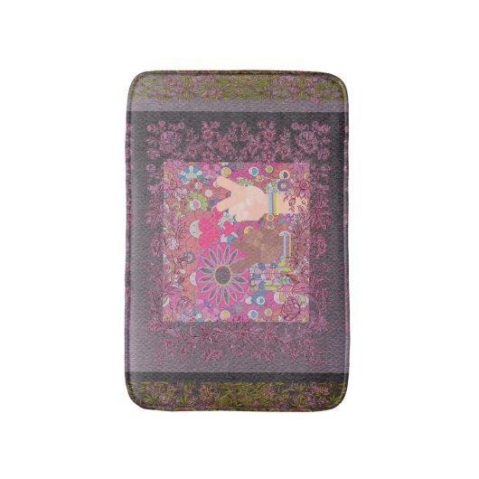 Peace Bath Mat (Voorkant Verticaal)