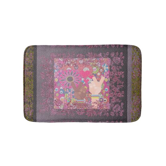 Peace Bath Mat (Voorkant)