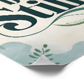 Peace Be Still  Christelijke muurschildering Poster (Hoek)