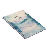 Peace Be Still Christian Scripture – Mark 4:39 Notitieboek (Rechterzijde)