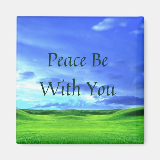 Peace Be With You aimant (Devant)