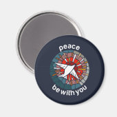 Peace be with you magneet (Voorkant / Achterkant)