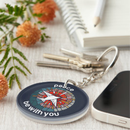 Peace be with you sleutelhanger