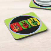Peace Beverage Coaster Bier Onderzetter (Linkerzijde)