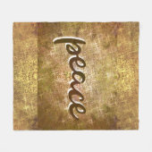 Peace Blanket Fleece Deken (Voorkant (Horizontaal))