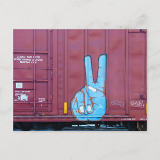 Peace Boxcar Art Briefkaart