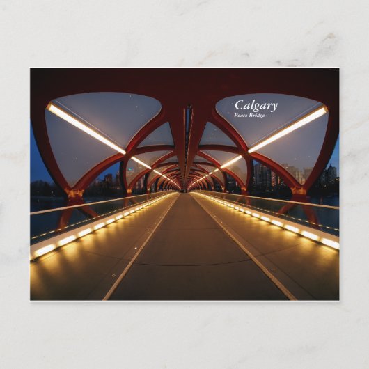 Peace Bridge Interior Briefkaart (Voorkant)