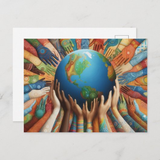 Peace Briefkaart (Voorkant / Achterkant)