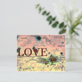Peace Briefkaart (Staand voorkant)
