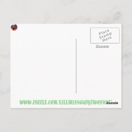 ~PEACE~ BRIEFKAART (Achterkant)