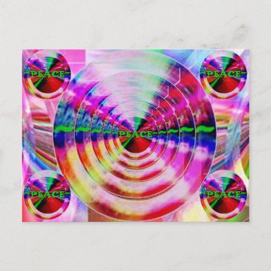 ~PEACE~ BRIEFKAART (Voorkant)