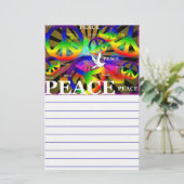 Peace Briefpapier (Staand voorkant)