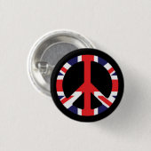 Peace British Ronde Button 3,2 Cm (Voorkant /achterkant)