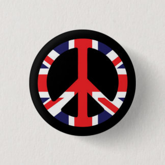 Peace British Ronde Button 3,2 Cm
