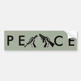 Peace Broken Rifle Bumpersticker