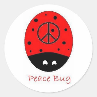 Peace Bug stickers