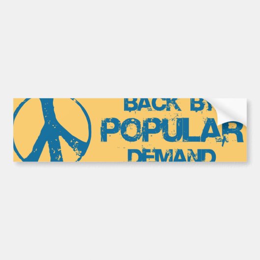 Peace Bumpersticker (Voorkant)