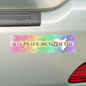 Peace Bumpersticker (Op auto)