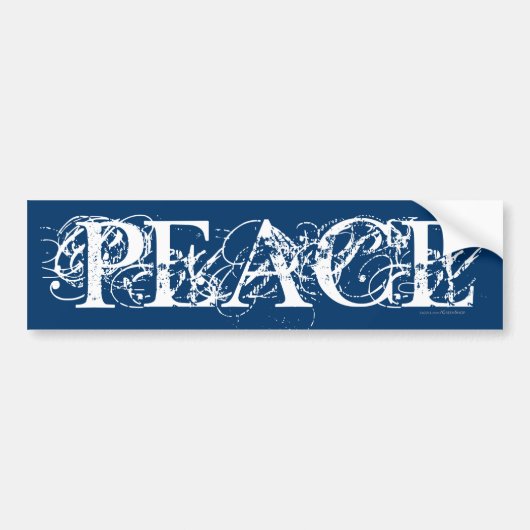 Peace Bumpersticker (Voorkant)