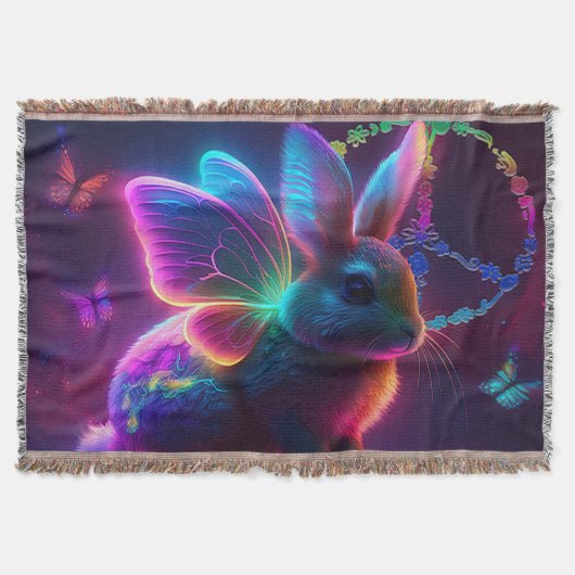 Peace Bunny Deken (Voorkant)