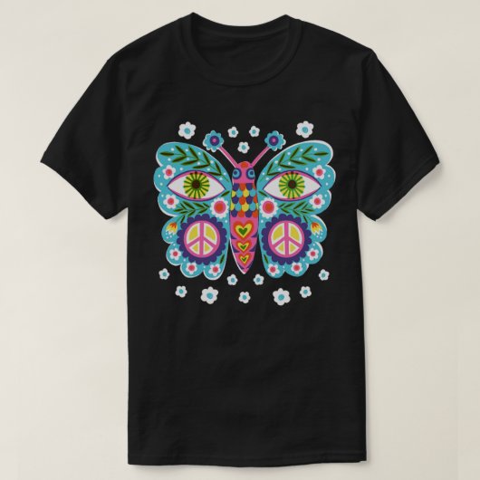 Peace Butterfly T-shirt (Design voorkant)