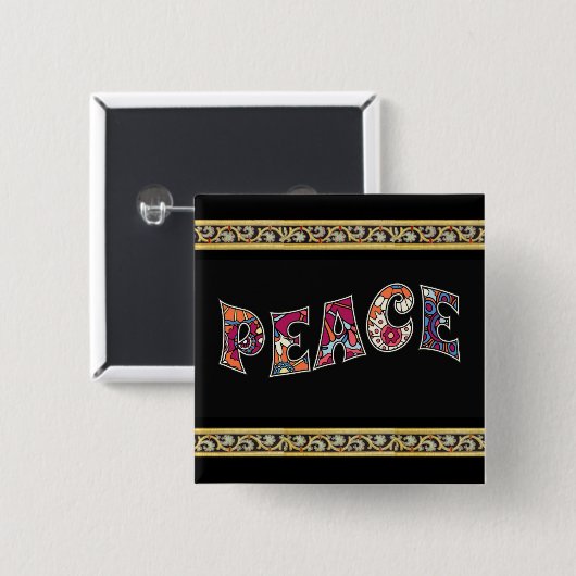 Peace Button (Voorkant /achterkant)