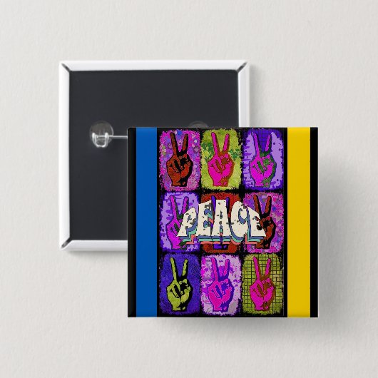 Peace Button (Voorkant /achterkant)