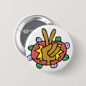 PEACE-BUTTON RONDE BUTTON 5,7 CM (Voorkant /achterkant)