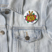 PEACE-BUTTON RONDE BUTTON 5,7 CM (In situ)