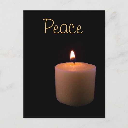 Peace Candle Briefkaart (Voorkant)