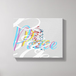 Peace Canvas Afdruk