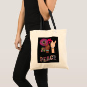 Peace Canvas tas (Voorkant (product))